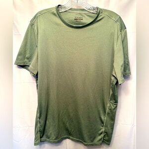2XIST Men’s Size Large Casual Short Sleeve T-Shirt Green Back Detail